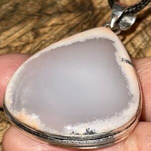 Merlenite Dendritic Agate Pendant 2”